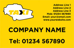 taxi business cards (3666)