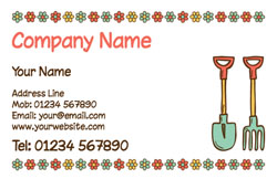 gardeners business cards (4537)