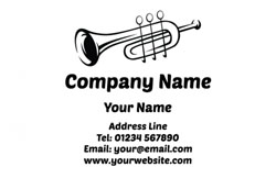 musical business cards (4654)