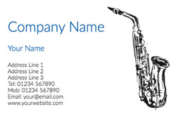 musical business cards (4657)