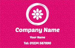 florist business cards (5510)