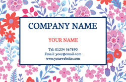 florist business cards (5511)