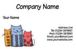 animal business cards (5715)