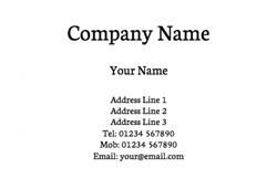 simple business cards (3699)
