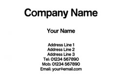 simple business cards (3701)