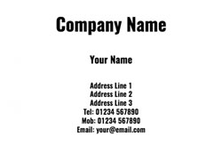 simple business cards (3704)