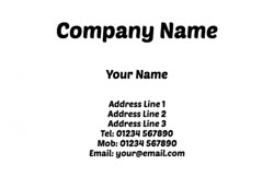 simple business cards (3707)