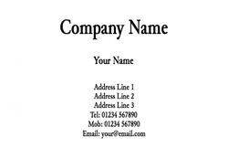 simple business cards (3709)