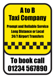 taxi flyers (2615)