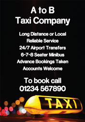 taxi flyers (2586)