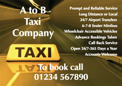 taxi flyers (2587)