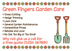 gardening flyers (4552)