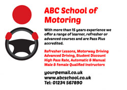 driving instructor flyers (919)