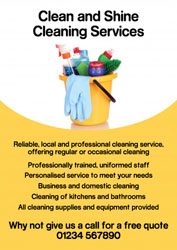 cleaning leaflets (4058)