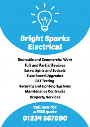 electrician leaflets (4124)