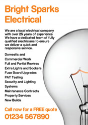 electrician leaflets (4129)