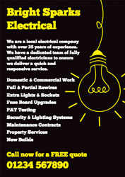 electrician leaflets (4132)