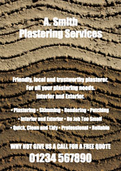 plastering leaflets (4214)
