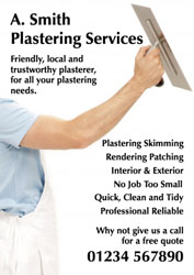 plastering leaflets (4216)