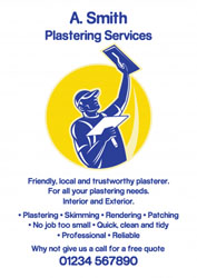 plastering leaflets (4217)
