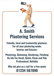 plastering leaflets (4220)