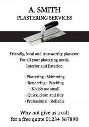 plastering leaflets (4222)