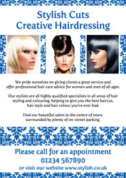 hairdressing leaflets (4246)