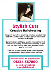 hairdressing leaflets (4249)