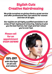 hairdressing leaflets (4255)