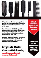 hairdressing leaflets (4257)