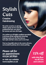 hairdressing leaflets (4258)