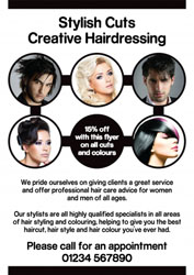 hairdressing leaflets (4260)