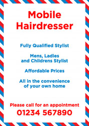 hairdressing leaflets (4266)
