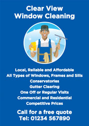 window cleaning leaflets (4275)