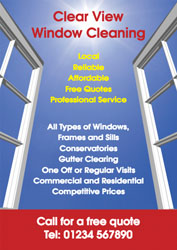 window cleaning leaflets (4276)